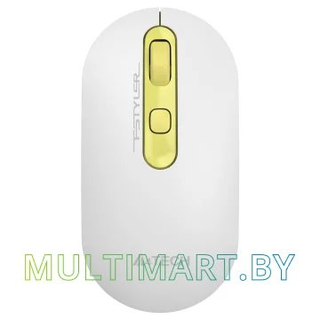 Мышь A4Tech Fstyler FG20 Daisy (белый/желтый)